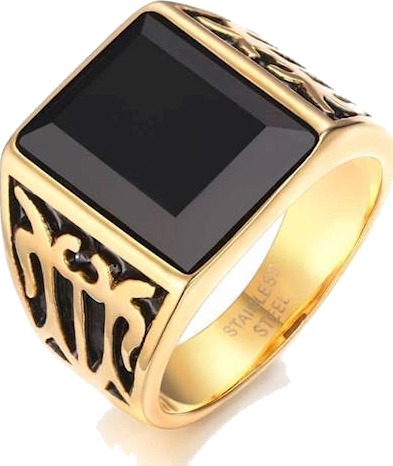 Forgylt herre ring