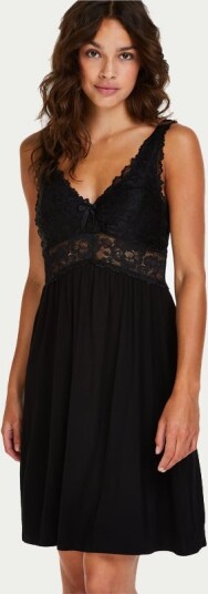 Hunkemöller Nora Lace slipkjole Svart S Hunkemöller Nora Lace slipkjole Svart S