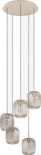EGLO Pendel Romazzina Round 5 Beige Takpendler