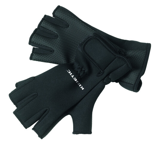 Kinetic Neoprene Half Finger Glove Black Kinetic Neoprene Half Finger Glove Black