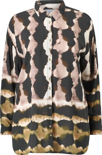 Zhenzi Skjorte Zh Livia 1534 Shirt L/S Grønn
