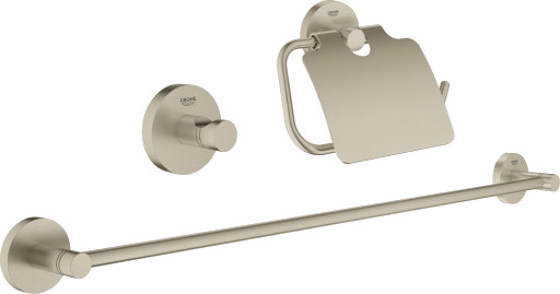 Grohe Essentials baderomssett Matt Nikkel