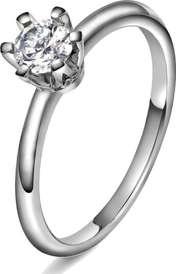 Vida By Pan Jewelry Vida ring i gull med dia 0,50 ct TWSI størrelse Vida ring i gull med dia 0,50 ct TWSI 50