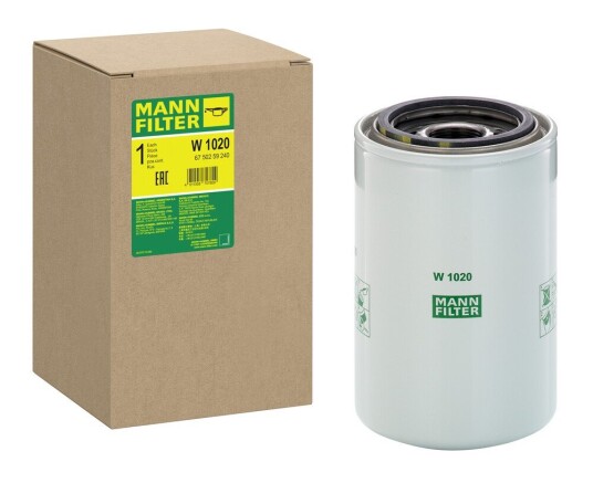 Oljefilter MANN FILTER W 1020 Oljefilter MANN FILTER W 1020