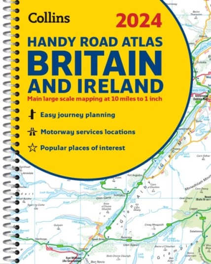 2024 Collins Handy Road Atlas Britain And Ireland Av Collins Maps