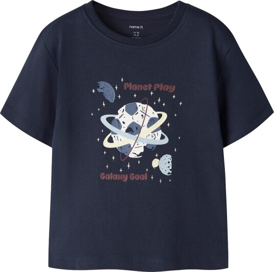 Name It T skjorte NmmVictor Navy Blazer/Fotball Space Name It 2 år (92) T skjorte Marineblå