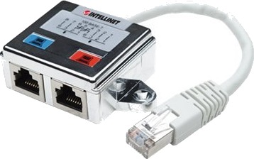 Intellinet 2 Port Modular Distributor Cat5e Ftp Allows Two Rj45 Ports To Share One Cat5e Network Cable Nettverksplitter Rj 45 Hann Til Rj 45 Hunn Dobbeltisolert Cat 5 Sølv Intellinet 2 Port Modular Distributor Cat5e Ftp Allows Two Rj45 Ports To Share One Cat5e Network Cable Nettverksplitter Rj 45 Hann Til Rj 45 Hunn Dobbeltisolert Cat 5 Sølv