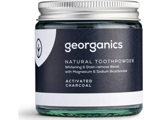 Georganics Georganics, Tooth Cleaning Powder, Activated Charcoal, 60 Ml