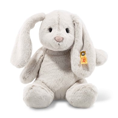Steiff Myk kosete Friends Hoppie kanin lysegrå 28 cm Steiff Myk kosete Friends Hoppie kanin lysegrå 28 cm