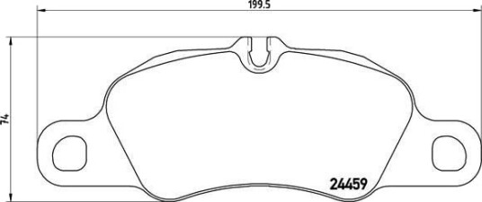 BREMBO P 65 019 Bremseklosser BREMBO P 65 019 Bremseklosser