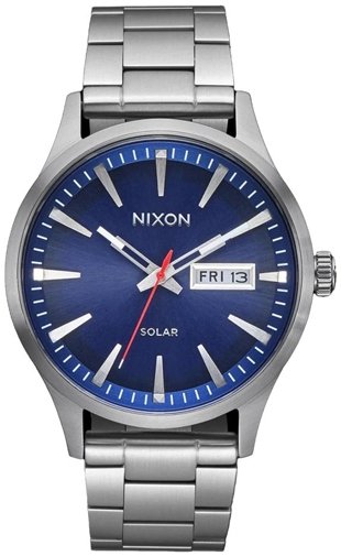 Nixon Herreklokke A13465091 00 Classic Blå/Stål Ø44 mm