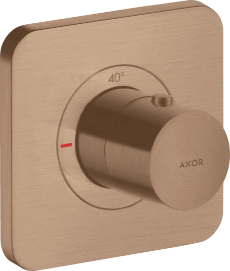 Axor Citterio E Termostat For innbygging Børstet Rødt Gull Axor Citterio E Termostat For innbygging Børstet Rødt Gull