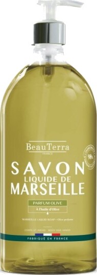BeauTerra Marseille flytende såpe – oliven – 1 l