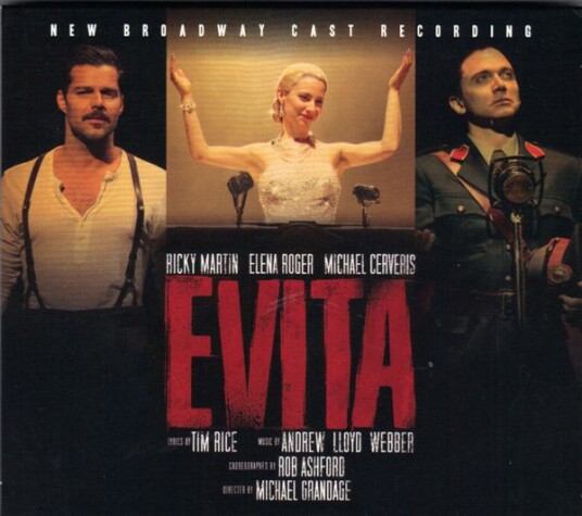 Evita New Broadway Cast Recording 2CD med bla Andrew Lloyd Webber Evita New Broadway Cast Recording 2CD med bla Andrew Lloyd Webber
