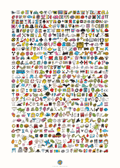 Plakat 50 x 70 cm Snakk om litt av hvert