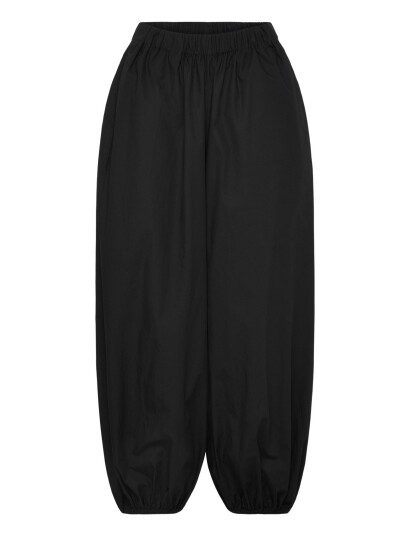 Gina Tricot Mid Waist Balloon Trousers Black XS