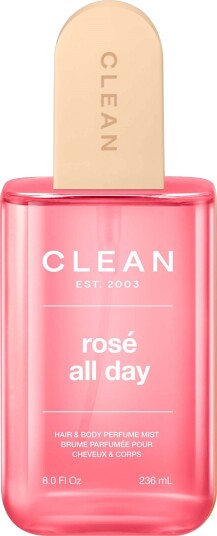 CLEAN Rosé All Day Hair & Body Perfume Mist   Nude   236 ML