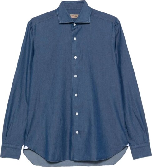 Barba Herre Skjorter Blå 3XL, Barba Herre Skjorter Blå 3XL,