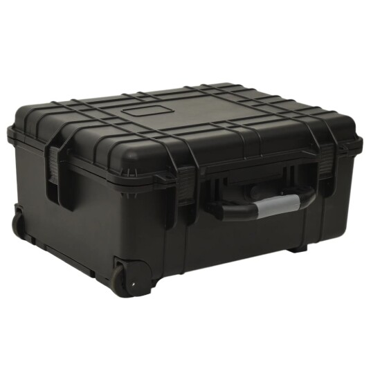 Flykasse med hjul svart 58x45x27 cm PP Flykasse med hjul svart 58x45x27 cm PP