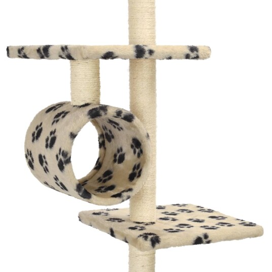 Vidaxl Kloretre Med Klorestolper I Sisal 260 cm Poteavtrykk Beige Vidaxl Kloretre Med Klorestolper I Sisal 260 cm Poteavtrykk Beige