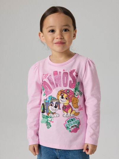 Name It Jette Paw Patrol Long Sleeve Top Rosa 104