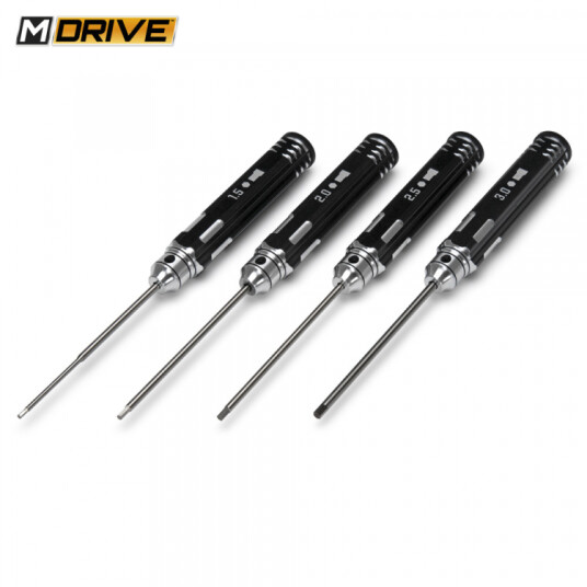 Minicars M DRIVE Hex/Allen Wrench Tool Set 1.5 2 2.5 & 3mm Straight H