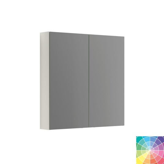 Dansani Inzo Style Speilskap 2 Dører B60-100xh80xd15 NCS Farge / 80cm