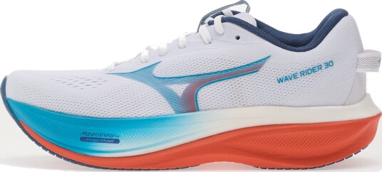 Joggesko Mizuno WAVE RIDER 30 White/ Blue Jewel/ Orange EUR 44