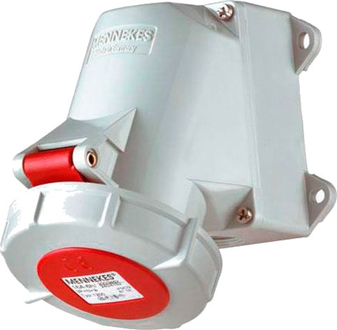 Mennekes CEE Vegguttak (5-polet 32A) 400V IP67