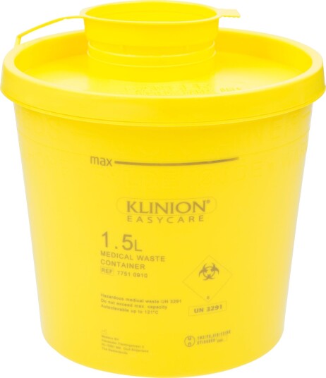 Klinion Easycare kanylebøtte 1,5 liter 1 stk.