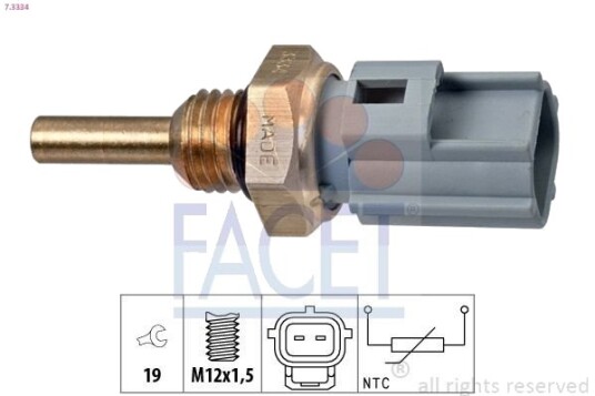 Sensor, motortemperatur FACET 7.3334