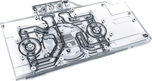 Alphacool Aurora Acryl GPX A GPU vannblokk sort 11948 Alphacool Aurora Acryl GPX A GPU vannblokk sort 11948