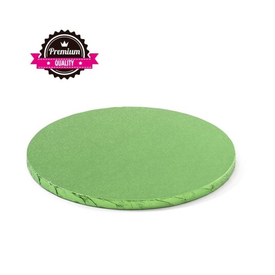 Kake Drum Rund Lys Grønn 30cm | Slikkepott.No