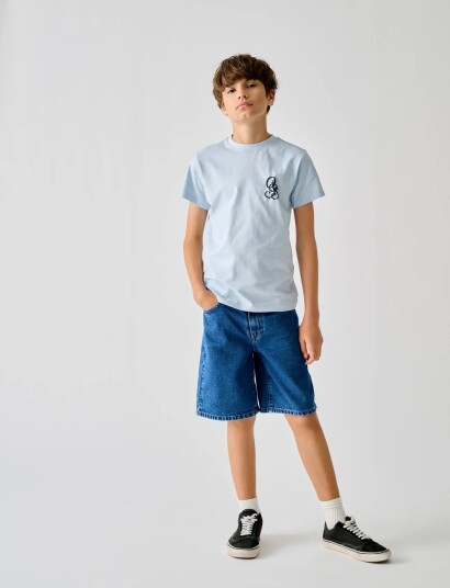 ONLY & SONS Osjcleve Reg Ss Tee Jrs Blue 146 152