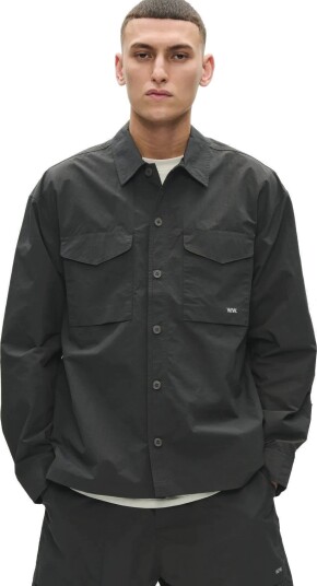 WOOD WOOD Wwdavid Overshirt 25412 Black S WOOD WOOD Wwdavid Overshirt 25412 Black S