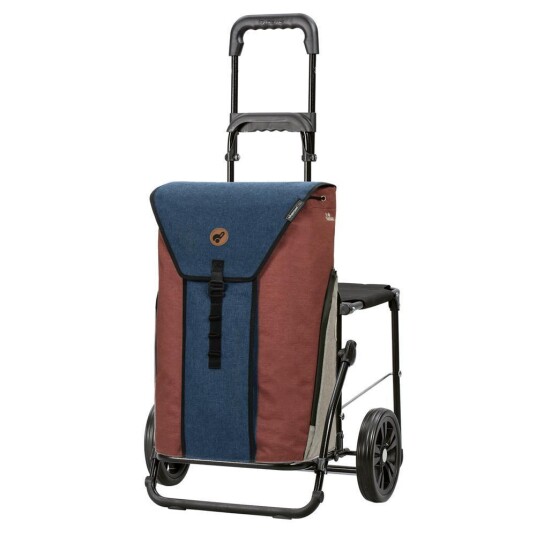 Blå Andersen Komfort Oli P trillebag med stol