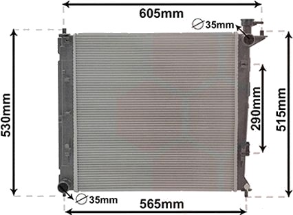 VAN WEZEL 83012710 Radiator motorkjøling VAN WEZEL 83012710 Radiator motorkjøling