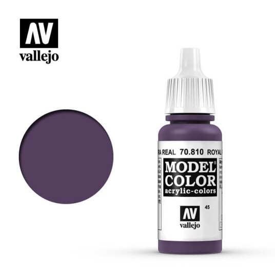Vallejo 70.810 Modellfarge Royal Purple 17ml - Lilla Matte