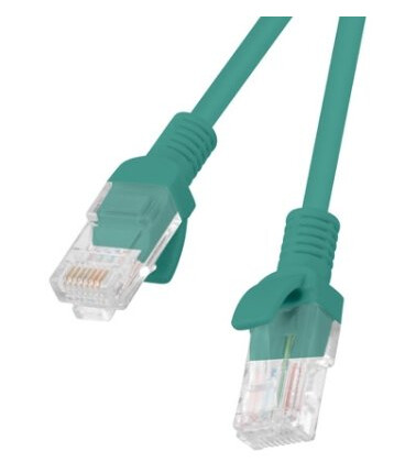 Lanberg - Koblingskabel - Rj-45 (Hann) Til Rj-45 (Hann) - 1 M - 5.4 Mm - U/Utp Uskjermet - Cat 6 - Med Støvel Uten Hindringer Up To 10 Gbps Data Transfer Rate - Grønn Ral 6024 (En Pakke 10)