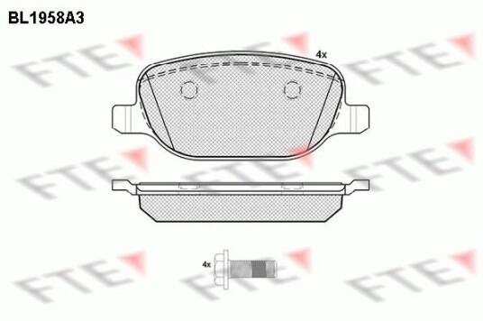 Bremseklosser FTE 9010544 Bremseklosser FTE 9010544