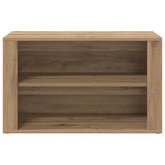 Sko Hylle med hylle artisan eik 75 x 35 x 45 cm Konstruert tre Sko Hylle med hylle artisan eik 75 x 35 x 45 cm Konstruert tre