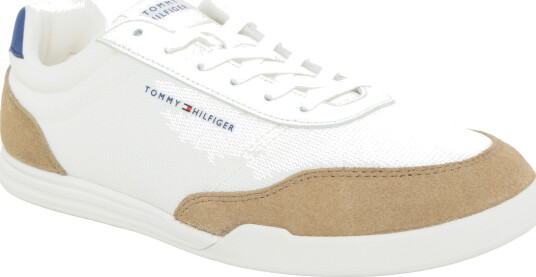 Tommy Hilfiger Lo Pro Cupsole Nylon Suede Mix Cream 43 Tommy Hilfiger Lo Pro Cupsole Nylon Suede Mix Cream 43