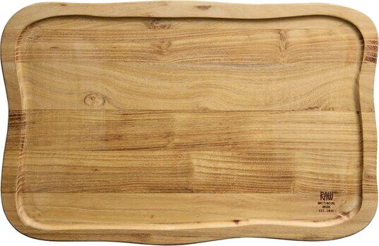Aida - RAW skjærebrett med saftrille 46x40 cm teak Aida - RAW skjærebrett med saftrille 46x40 cm teak