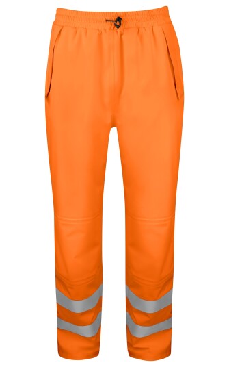 ProJob 6550 Regnbukse En Iso 20471 Kl 2/1 Orange/Black 4XL