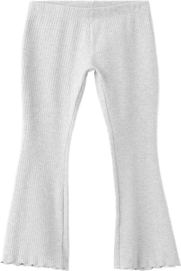 Mango Ribbed Cotton Leggings Grey 12 18M