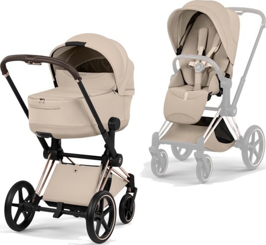 Cybex Priam Style Collection Rose Gold/Cozy Beige