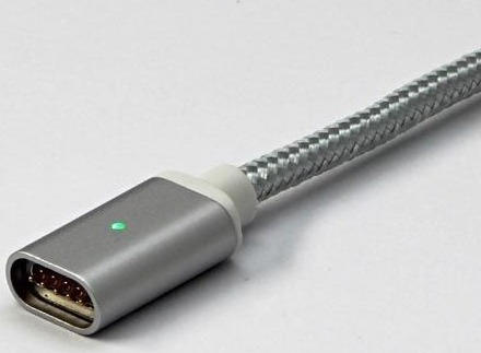 Usb-Kabel Red Fighter Usb-A - Magnetisk 1 M Sølv