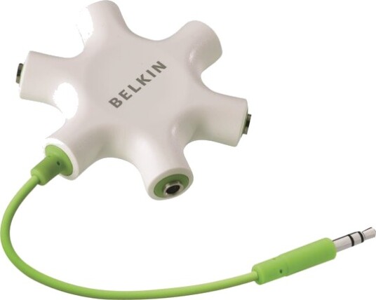 Belkin Rockstar   Hodetelefonsplitter   Mini Phone Stereo 3.5 Mm Hunn Til Mini Phone Stereo 3.5 Mm Hann