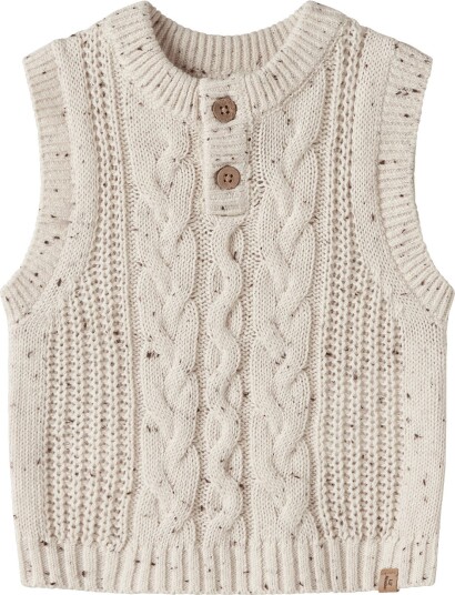 Lil"Atelier Nbmgalto Kai Knit Vest Lil TURTLEDOVE 62