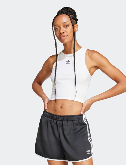 Adidas Originals Ess Rib Tank White XL Adidas Originals Ess Rib Tank White XL